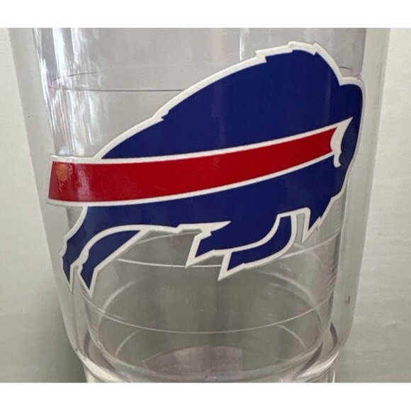 Buffalo Bills 24Oz Tumbler With Blue Lid NFL Officially Licensed 7.5"  Football - Picture 2 of 7